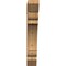 Ekena Millwork Olympic Slat Rough Sawn Bracket, Western Red Cedar, 6"W x 32"D x 38"H BKT06X32X38OLY06RWR - alternate 3